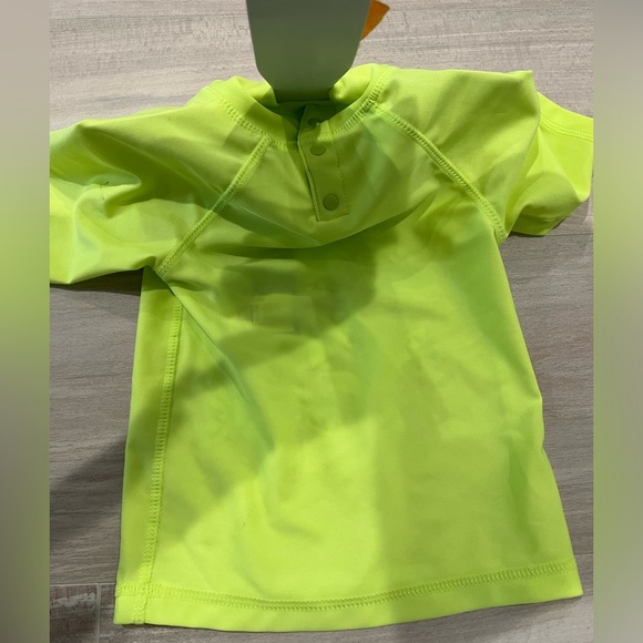 UV-SKINZ Boy’s 3-Piece Swim Set 50+ Sun Protection Green and Blue Shark Sun Wear - Picture 4 of 10